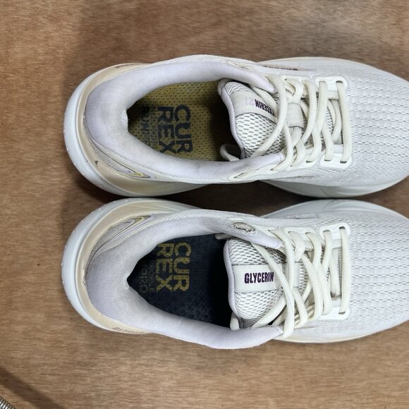 Brooks Glycerin 21 Women Size 7 White Running Shoes - Picture 10 of 11